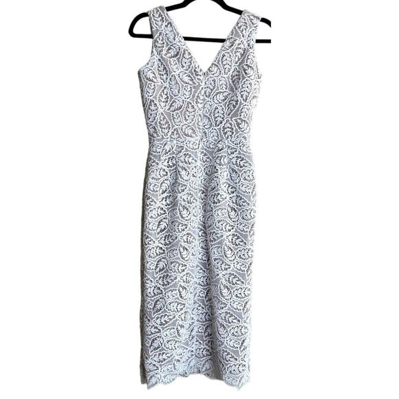 Dress The Population Bodycon Sheath Dress Women Size XS V-Neck Sleeveless Cla - Picture 2 of 10